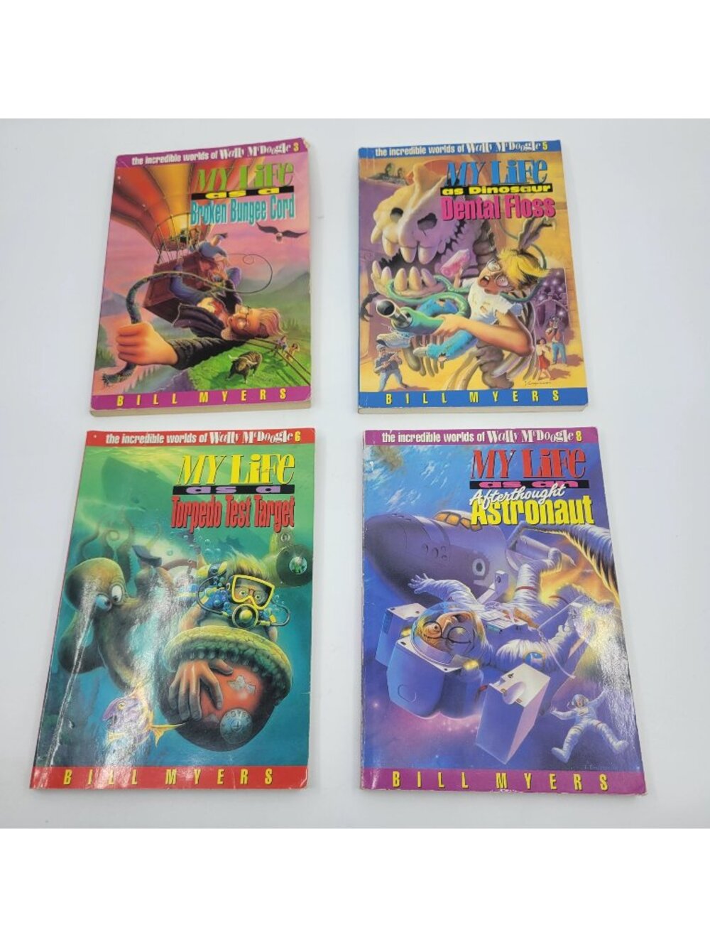 MY LIFE AS A... Wally McDoogle Lot of Chapter Books by Bill Myers - BK316